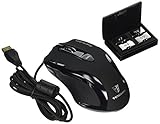 Tesoro Shrike H2L V2 8200 DPI 8 Programmable Onboard Memory Key Adjustable Weight Black Laser Gaming Mouse TS-H2L (BK)