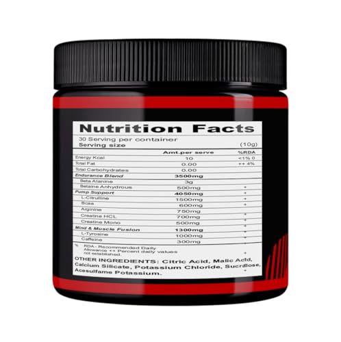 Image of Muscle Asylum F9 PRO Pre-Workout powder- 30 Servings, 300 gm (Cola) | Boosts Energy & Endurance | Improves Focus, 1 count