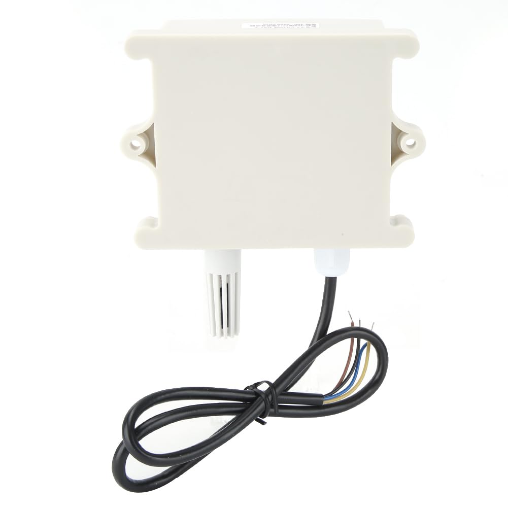 Detector de Sensor de CO2 Tecnología infrarroja de Alta precisión Medición Concentración Temperatura Transmisor de Humedad Comunicación 485 Larga Vida útil Carcasa de PVC