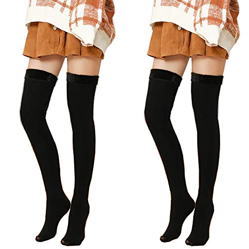XYNH Women's High Opaque Stockings That Make Thighs Comfortable Provide Three Colors and Three Layers (2 Pairs of Snow Socks) Cover