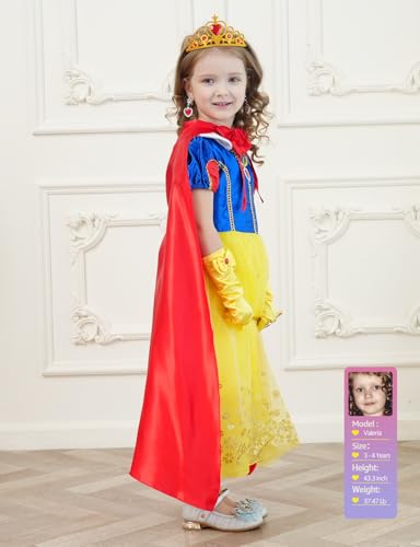 Disfraz completo de princesa para niñas 9-10 años miniatura 3