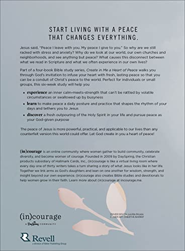 Create in Me a Heart of Peace: (Bible Study Guide for Women Including Discussion Questions - Perfect for Small Group or Individual Use) - Image 2