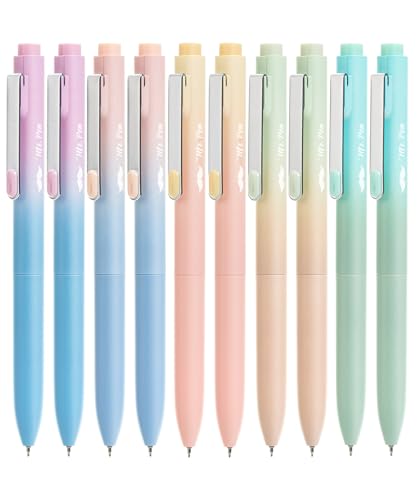 Bolígrafos retráctiles de gel Mr. Pen, pack de 10, tinta negra miniatura 1