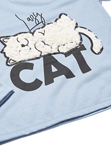 Pijama Com Calca, Pzama, Meninas, Cobalto, 10
