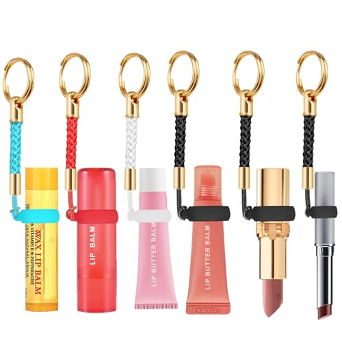 LUCKINEE 6PCS Silicone Lip Balm Holder