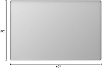 Vista 129 de LOAAO - Espejo de baño con marco de metal negro de 24x36 pulgadas, espejo rectangular redondeado para pared, espejo mate de tocador de baño