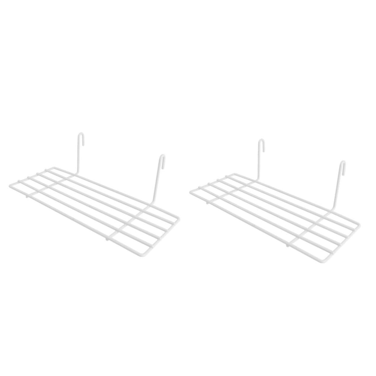 ABOOFAN 2pcs Iron Frame Shelf Iron Wall Shelf for Bird Perching Simple Wall Decoration for Pet Parrot Bird Use in Cage Home