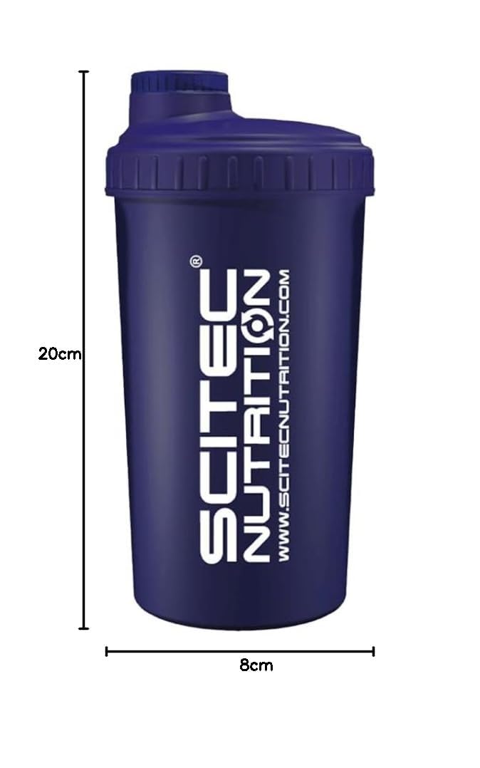 Scitec Nutrition Shaker, Shaker proteico, senza BPA, 700 ml, Giallo Neon