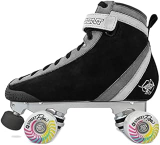 Bont Parkstar Black Suede Roller Skates for Park Ramps Bowls Street for Men - Women - Boys - Girls rollerskates for Outdoor and Indoor Skating (Bont 5.5)