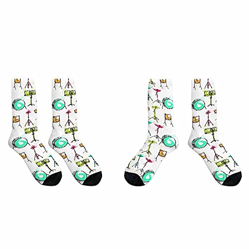 Image of Pehede Socks Mens Fun Dress Socks for Women Funny Novelty Crazy Design Socks