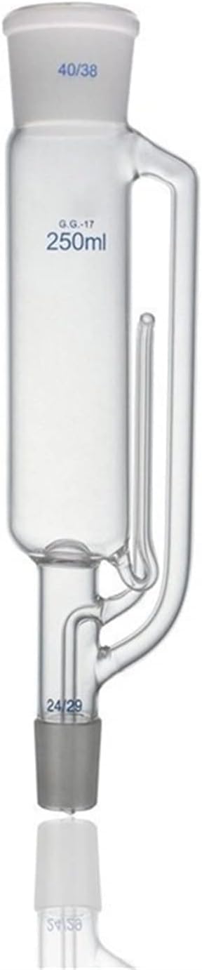 250-ml-Soxhlet-Extraktionsapparat-Set mit Graham-Kondensator, Soxlet-Extraktor und 250-ml-Flachkolben, anpassbarer Destillationsapparat aus Borosilikatglas 3.3