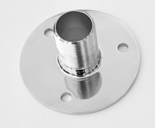 Marine Grade Stainless Steel 316 Antenna Mount Base 1-1/2