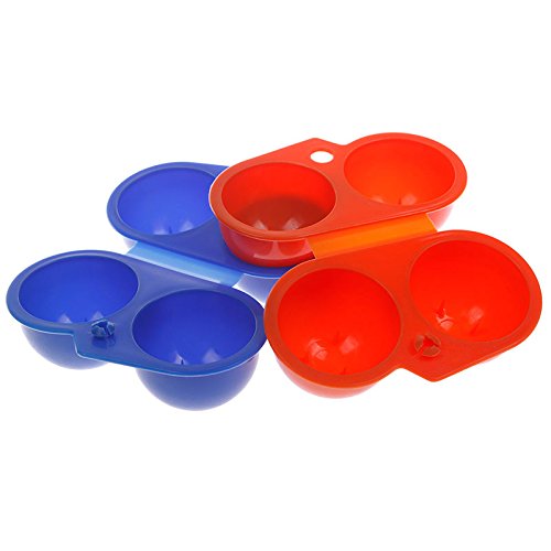 Keyzone Portable Egg Storage Box Container Hiking Outdoor Camping Carrier for 2 Egg Case