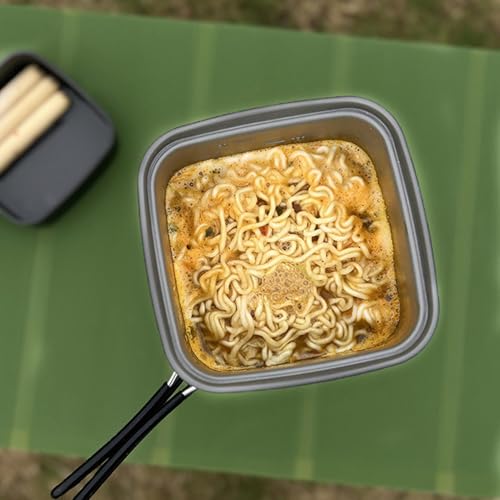 Pots de camping en aluminium et vaisselle de bivouac pour réchaud de randonnée - 6