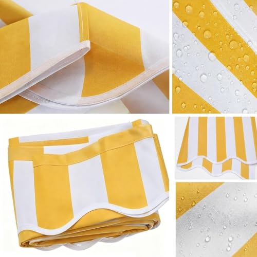 Tela para toldo exterior y balcón con protección solar y paño resistente al agua 4