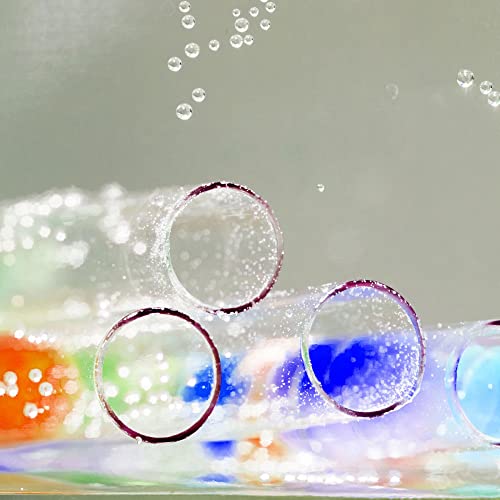Image of uxcell Rigid Round Clear Tubing 11mm(7 /16'') ID x 12mm(15 /32'') OD x 1.64Ft Length Plastic Tube