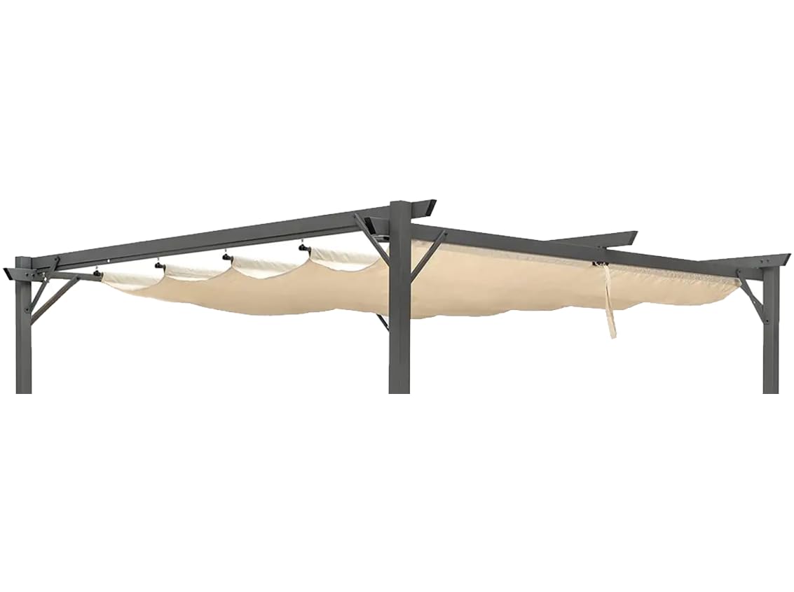 Telo Di Ricambio Per Pergola Retrattile (3x3 Metri) in Poliestere 180 Gr/Mq impermeabile
