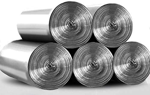 Extra Strong Trash Bags, 4 Gallon Headvy Duty Thicken Garbage Bags Trash Can Liners for Office Home Waste Bin Kitchen (100 Counts/5 Rolls, Silver)