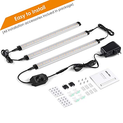 Albrillo LED Under Cabinet Lighting, Dimmable Under Counter Lighting, 2000lm Daylight White LED Strip Lights for Kitchen Shelf Cupboard, 6 Pack - Thumbnail 4