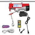 Garveetech Electric Hoist - 850LBS Electric Winch, 110V with Remote Control, Ideal for Lifting in Factories, Warehouses, Construction Sites, Attics
