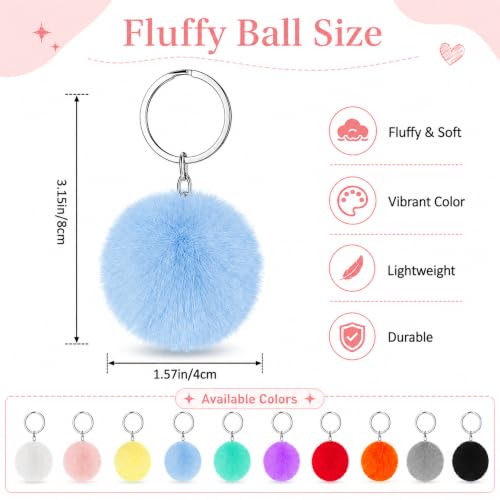 Image of Henoyso 100 Pack Acrylic Photo Keychains with Colorful Pom Poms, 2 x 3 Inch | Double Sided Acrylic Photo Keychains, Easy DIY for Back to School Students Gifts, Classroom Rewards,, Graduation Keepsakes