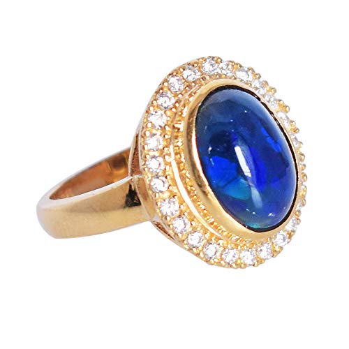 Bague opale noire argent 925 doré cadeau anniversaire