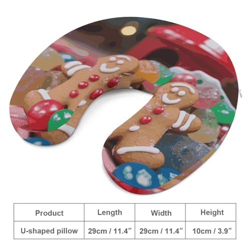 Almohada de viaje memory foam tamaño único tipo U miniatura 2