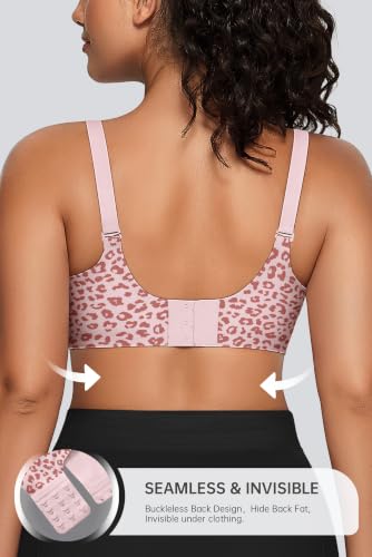 Image of OEAK Womens Comfortable Jelly Bra No Underwire Full Support Tshirt Bras