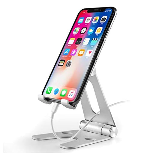 SOONHUA Soporte de teléfono, plegable giratorio de aleación de aluminio, soporte para teléfono móvil, tableta, soporte de soporte para teléfono móvil, tableta y teléfono móvil de 3,5 ~ 10 pulgadas