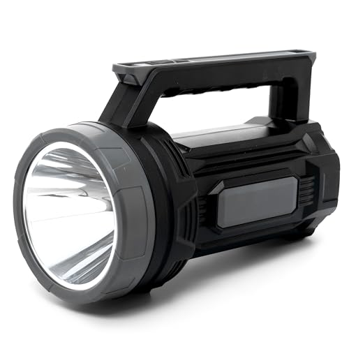 Image of High Power Torch Light, 800 Meter Long Range 1000 Lumens Emergency Rechargeable 3 Modes LED Flashlight for Camping, Emergency Light - 6 Months Warranty