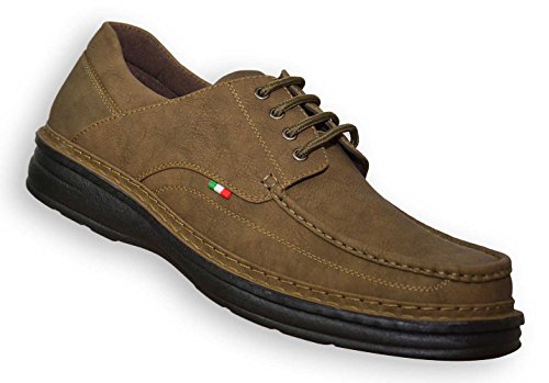 Duke London D555 Keanu Chaussures à Lacets - Vert - Kaki - Vert, 30