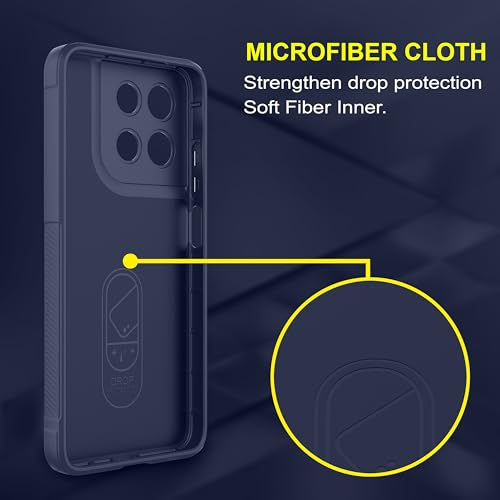 Image of Zapcase Back Case Cover for Motorola G67 Power 5G | Compatible for Motorola G67 Power 5G Back Cover | Liquid Silicon Magic Case with Camera Protection | Sapphire