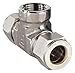 Parker 10FBT8N-316-GR Branch Tee, 316 Ss, A-Lok x F, 5/8Inx1/2in
