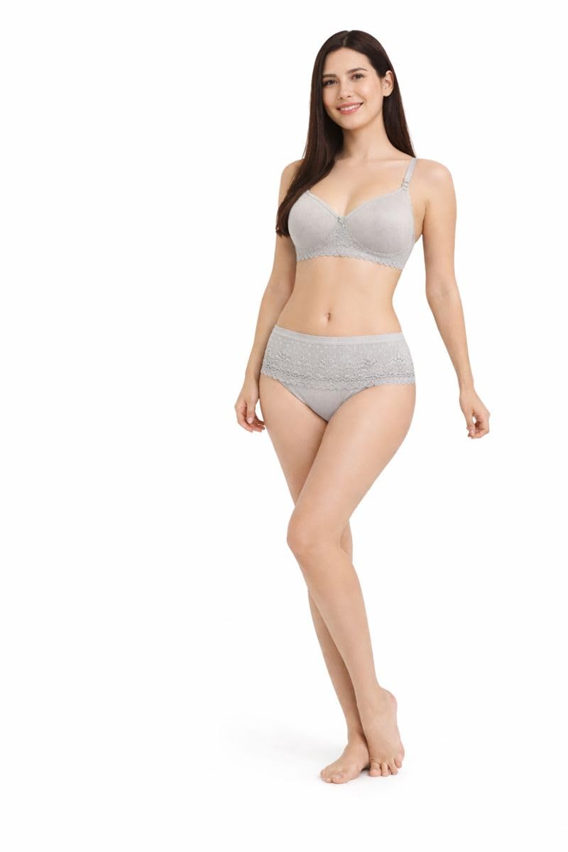 Women’s Cotton Lingerie Set | Padded Bra and Panty Set | Comfortable Innerwear for Girls-picture-53