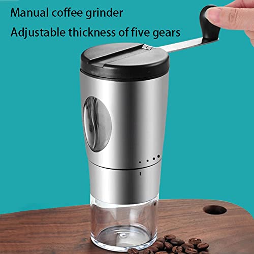 ZHANGCHI12 Máquina de Amoladora de Grano de café Manual Máquina de Molinillo de Acero Inoxidable Máquina de la Mano de… - Imagen 3