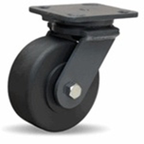 5" x 2" Hamilton (S-WH-5NYB) Swivel Plate Caster, Cast Nylon Wheel, 1000 lbs Cap