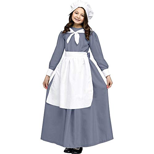Fun World disfraz niña peregrina talla Small miniatura 1