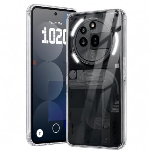 Image of DIZORO Compatible with Nothing 3A Pro Back Cover Case Clear,[ Anti Yellow ][Military Grade Protection] Hard PC Back Cover Transparent