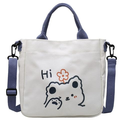 Bear Crossbody Bag Cartoon Anime Cute Bear Tote Bag Casual Messenger Bag Shoulder Bag
