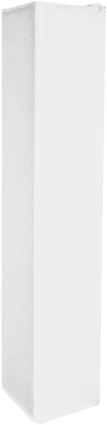 Monoprice 8-Inch Boxed Truss Scrim Stretch Fabric Cover - 1 Meter, White, Ideal For Using on Truss Totems or Towers - Stage Right Series
