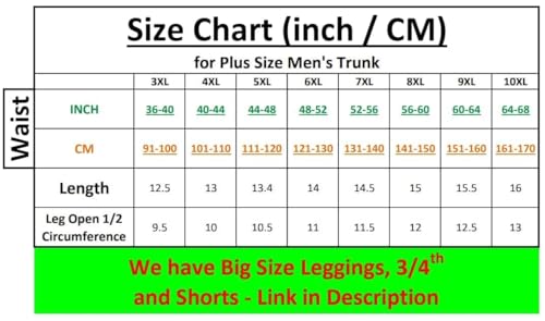 Image of PandaWears Plus Size Trunks - Stretch Fit