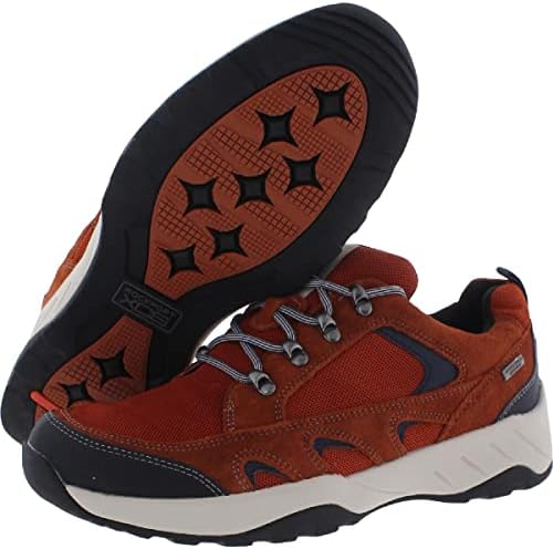 Rockport Men's XCS Spruce Peak Blucher Walking Shoe, Bombay Brown Suede/MESH, 10 Wide | Image 1