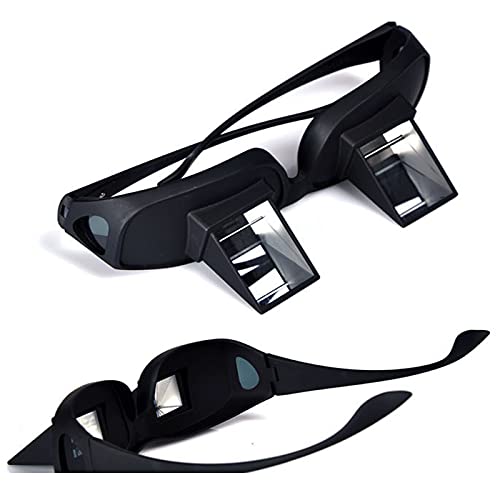 Pevor Lazy Reading Glasses-Lazy Readers Prism Glasses Bed Prism Spectacles Horizontal Eyeglasses For Reading/Watching Tv Lying Down In Bed/Sofa, Myopia Presbyopic Usable, Unisex #TOP3