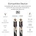 SKW Audiophiles Subwoofer Lock RCA Cable RCA to RCA Multiple Shield with Ultra-high Purity Copper Digital Coaxial Cable for HiFi Systems 3.2ft/1m
