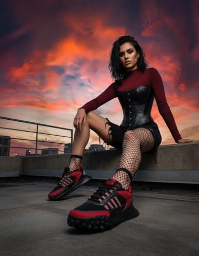 Image of Bacca Bucci x House of the Dragon Women Sneakers - Fire & Blood Edition | All-Terrain Lifestyle Trainers