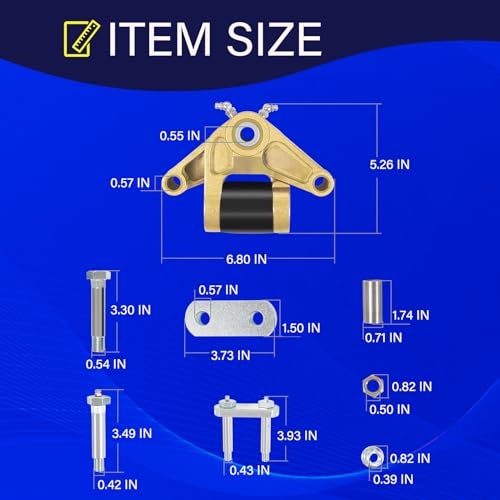 K71-652-00 Tandem Trailer Suspension Kit, 33" Axle Spacing, 6000 lb Axles by Yoursme - Used condition - Image 7
