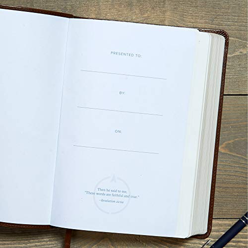 CSB Every Day with Jesus Daily Bible, Brown Leathertouch: Black Letter, 365 Days, One Year, Ribbon M