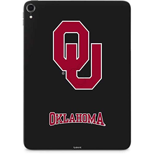 Skinit Decal Tablet skin compatible with iPad Pro 12.9in (2021) - Officially Licensed University of Oklahoma Sooners Black Design