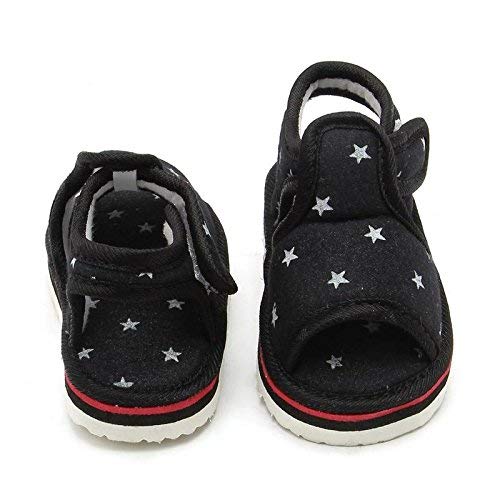 CHIU Unisex-Baby's Black Fashion Sandal 3 41vi gQo83L