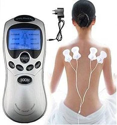 SAYKHUS 8 In 1 Digital Therapy Machine | Electric Muscle Stimulator Device With Acupuncture & Vibration | Pain Relief Pulse Massager, 4 Pads With Palm Device, Battery & Electric Operated (B0CBFXXTKR) Amazon Price History, Amazon Price Tracker